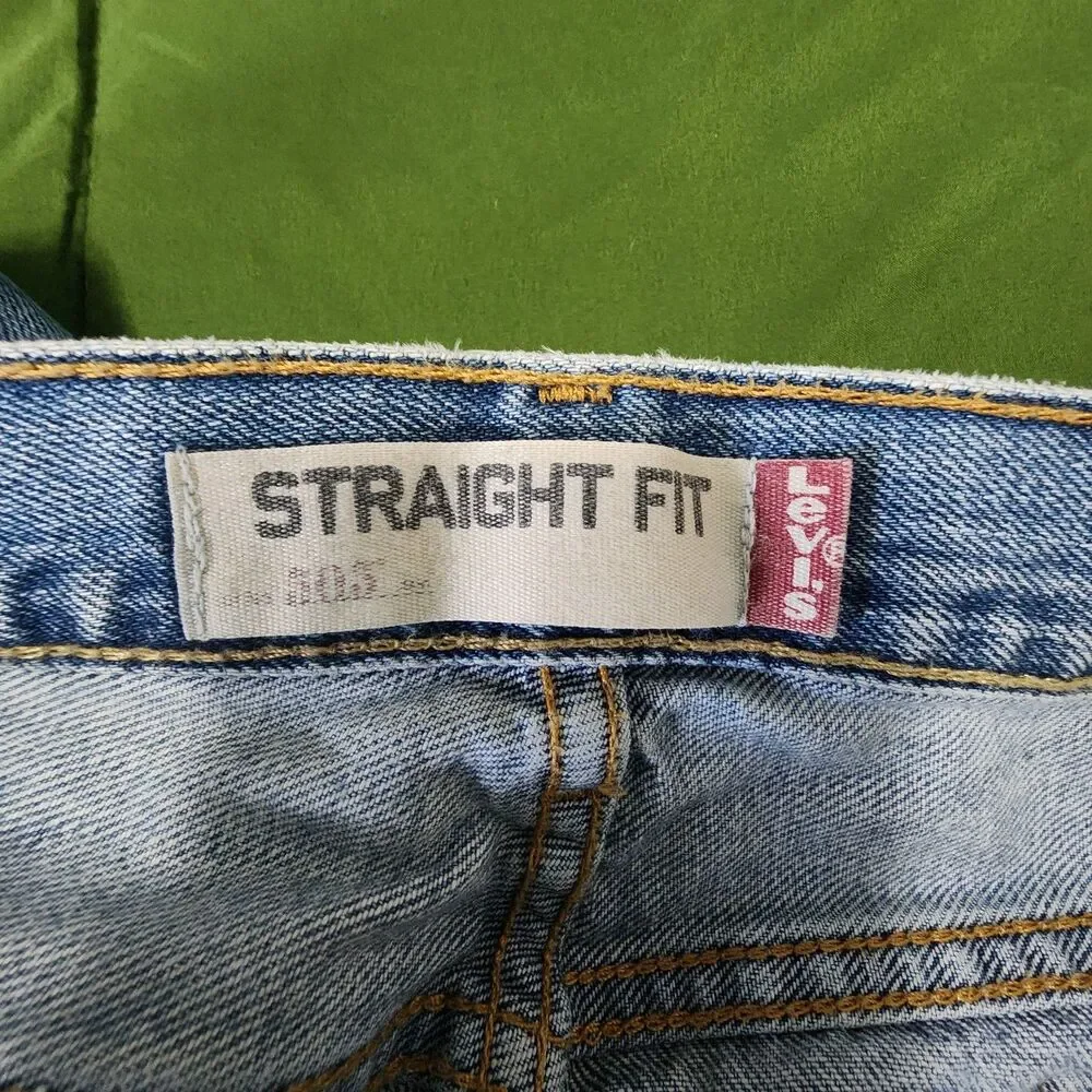 Levi’s 505 Vintage Straight Fit Light Wash Men's Jeans Size 40X30